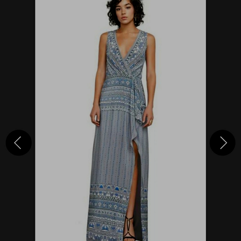 Grey cocktail dress BCBG